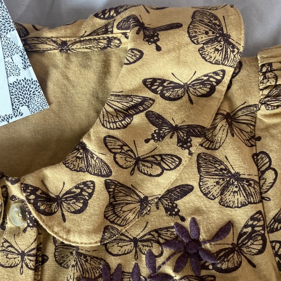 Kate Quinn embroidered bamboo tunic top, size 6, new with tags - Picture 7 of 10